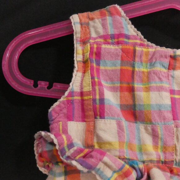 CHILDREN'S PLACE | 24 months | Ruffled Plaid Baby Dress | Button-Up Back - Picture 3 of 14